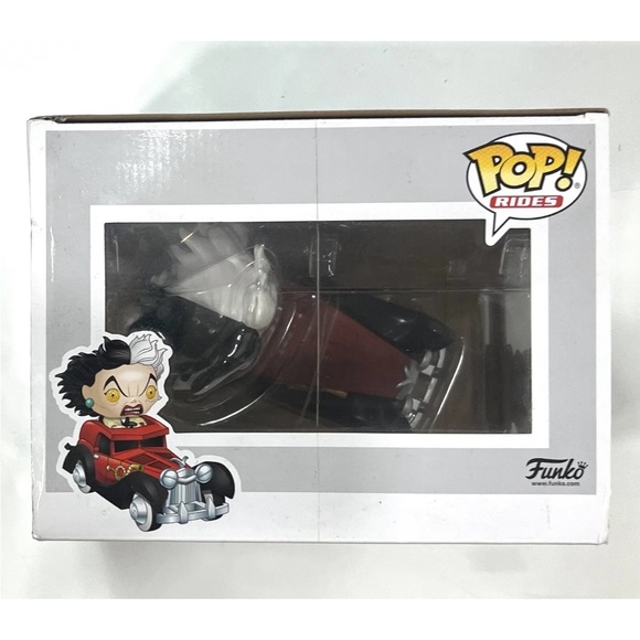 Funko Pop! Disney Cruella In Car #61 Hot Topic Exclusive Vinyl Figure - Picture 11 of 11
